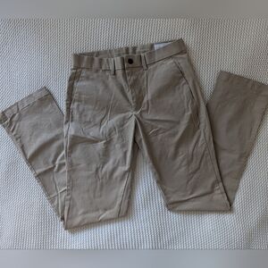 GAP 29x34 Straight Chinos, Khaki, 98% Cotton